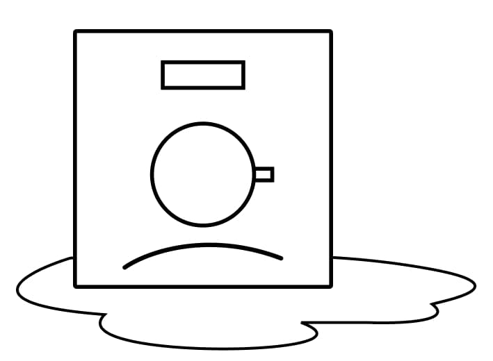Icône Dépannage Lave-Linge En Panne Icône Dépannage Lave-Linge En Panne